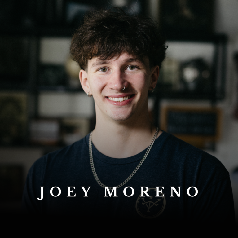 Joey Moreno artist portrait