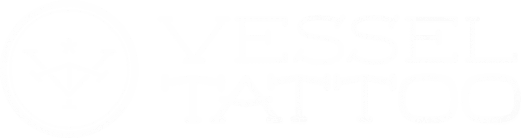 Vessel Tattoo logo white