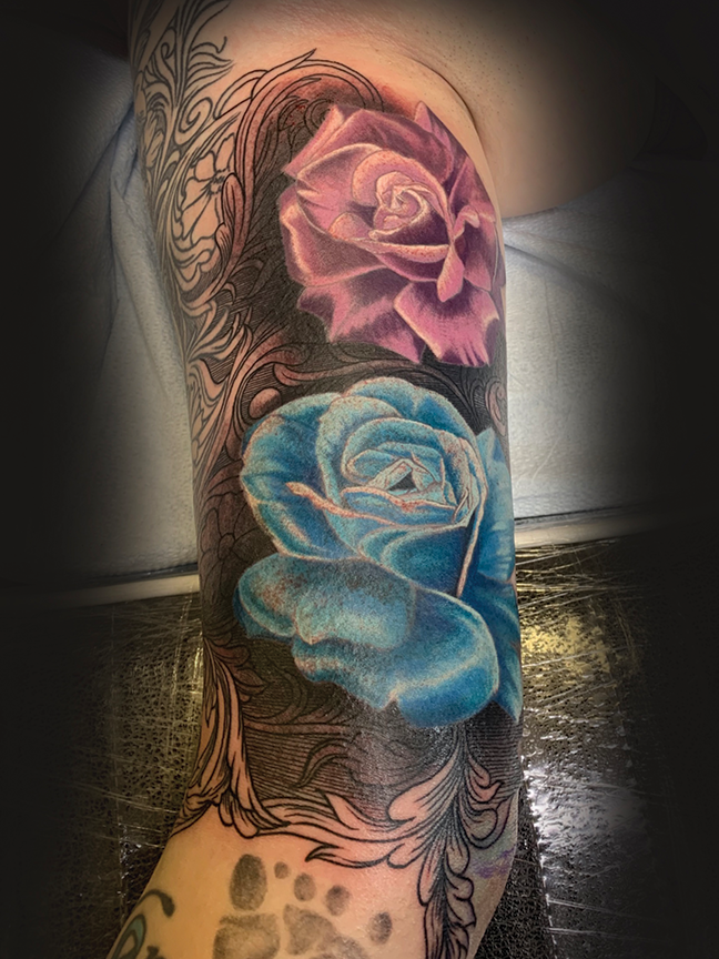 Roses Tattoo on arm