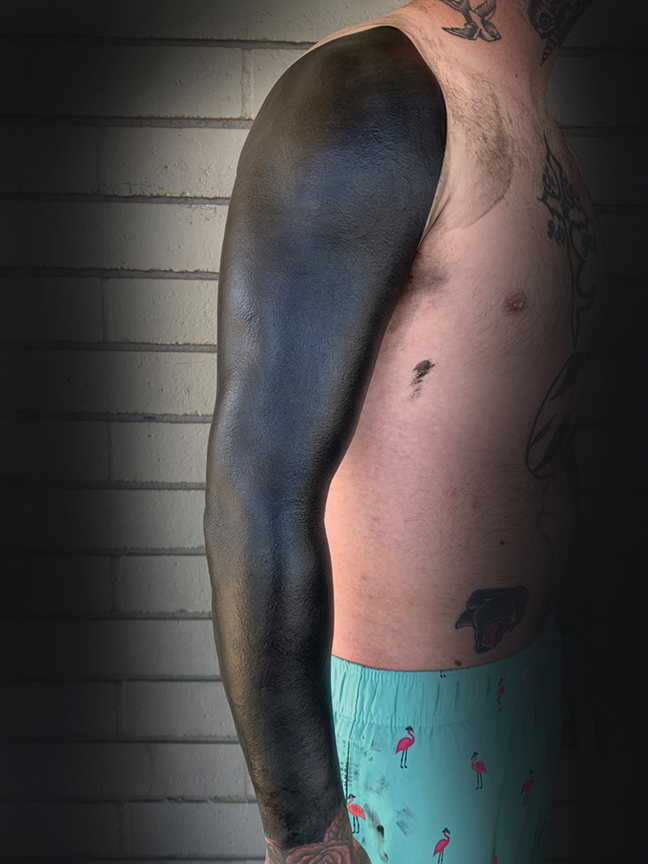 Black Sleeve Tattoo Arm